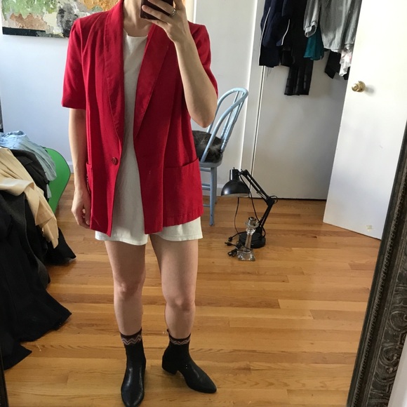 Red jacket blazer - Picture 2 of 2